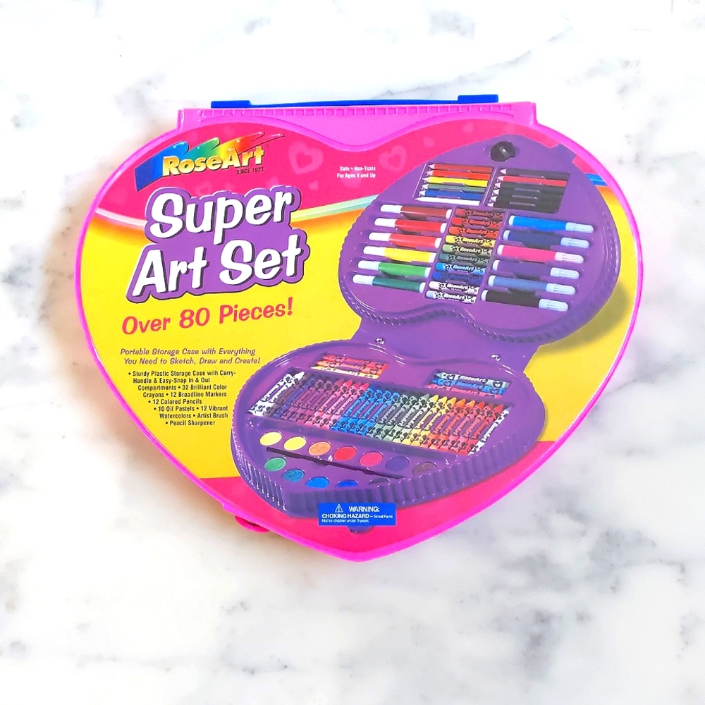 NWT. Rose Art Super Art Set- Over 80 Pieces.
